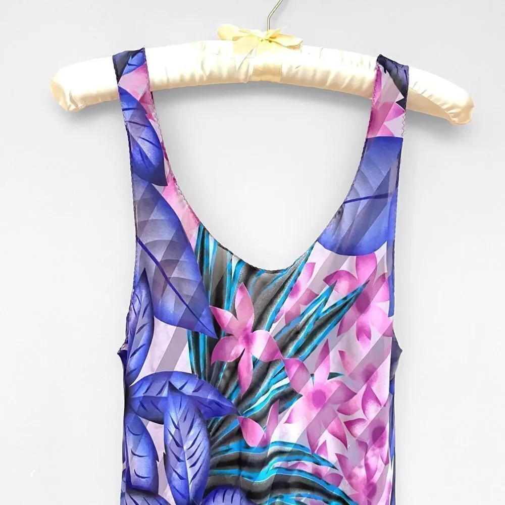 Jayre Tropical Print Nightgown Slip - Picture 2 of 8